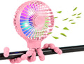 Pink portable fan