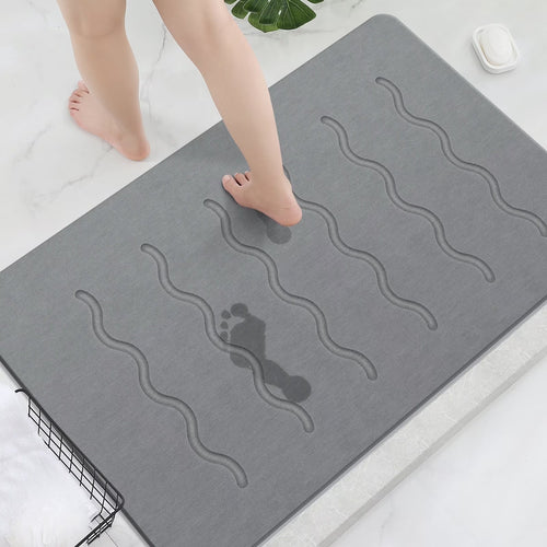 Cute Stone Bath Mat - Easy dry